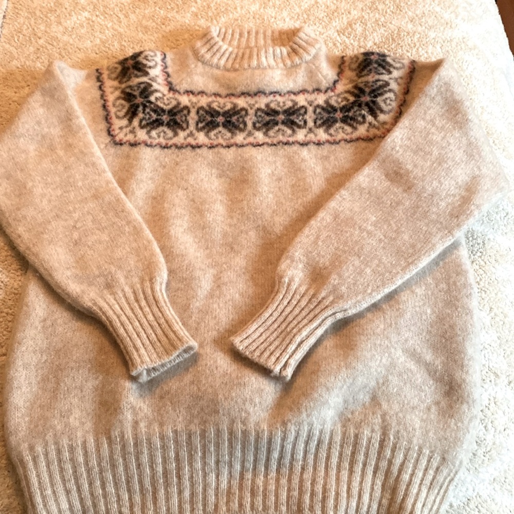 Vintage Shetland wool sweater